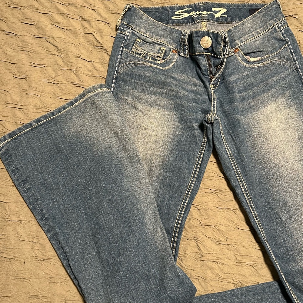 Seven jeans great condition worn once low rise bell bottom
